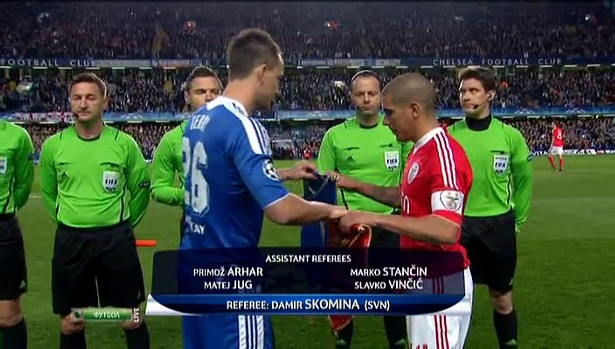 (UEFA 2012) Chelsea vs Benfica - 1st Half