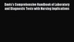 Read Davis's Comprehensive Handbook of Laboratory and Diagnostic Tests With Nursing Implications