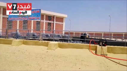 بالفيديو . "اليوم السابع" يرصد العمل بترعة الشيخ جابر الصباح بسيناء.