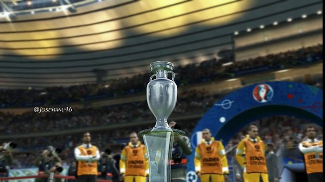 PES 2016 - PORTUGAL vs FRANCE 1-0 - FINAL (Simulation)