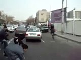 Iran 27 Dec 09 People attack anti riot forces