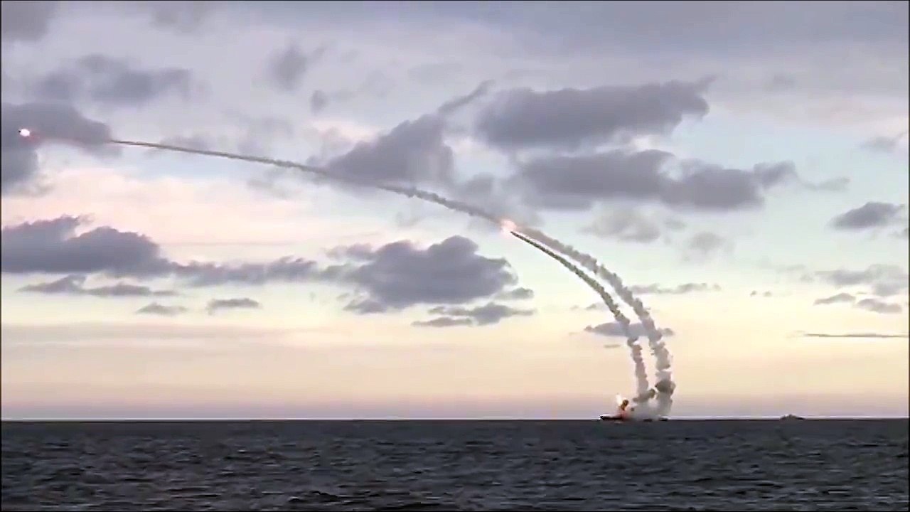 Russian Caspian Sea Flotilla launches Kalibr missiles