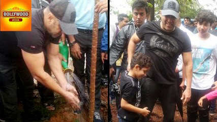 Salman Khan's TREE PLANTATION DRIVE | Bollywood Asia
