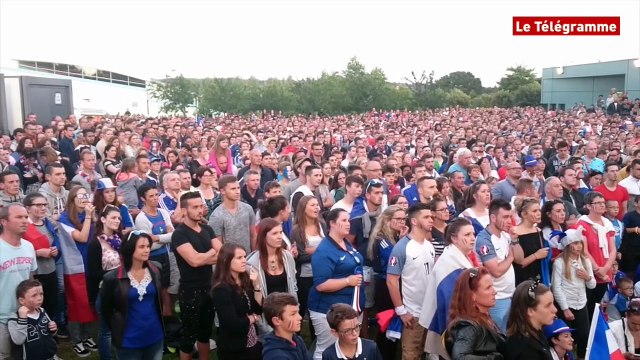 Lamballe. Plus de 2400 spectateurs dans la fan zone