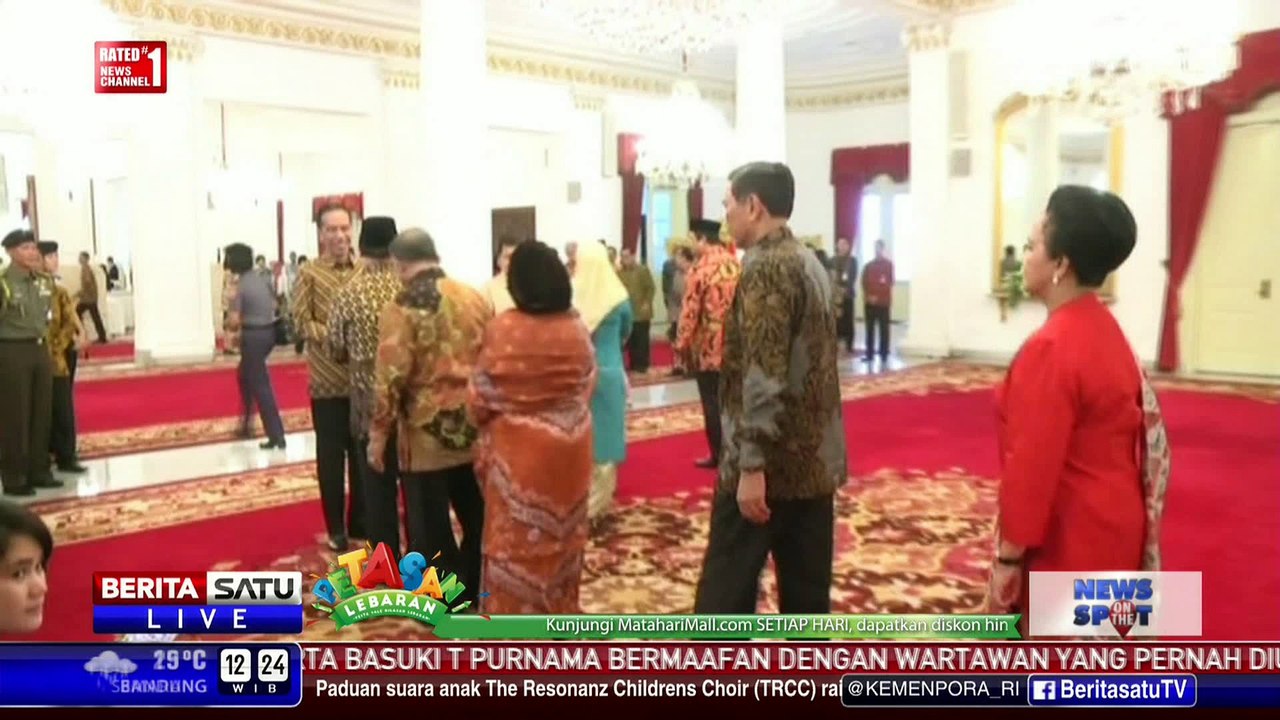 Presiden Jokowi Gelar Silaturahmi Lebaran di Istana