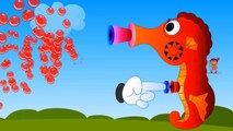 Colors for Children to Learn with Sea Monster Machine - Colours for Kids to Learn - Learning Videos