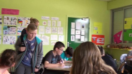 classe cinéma à Canisy, travail de fin d'année