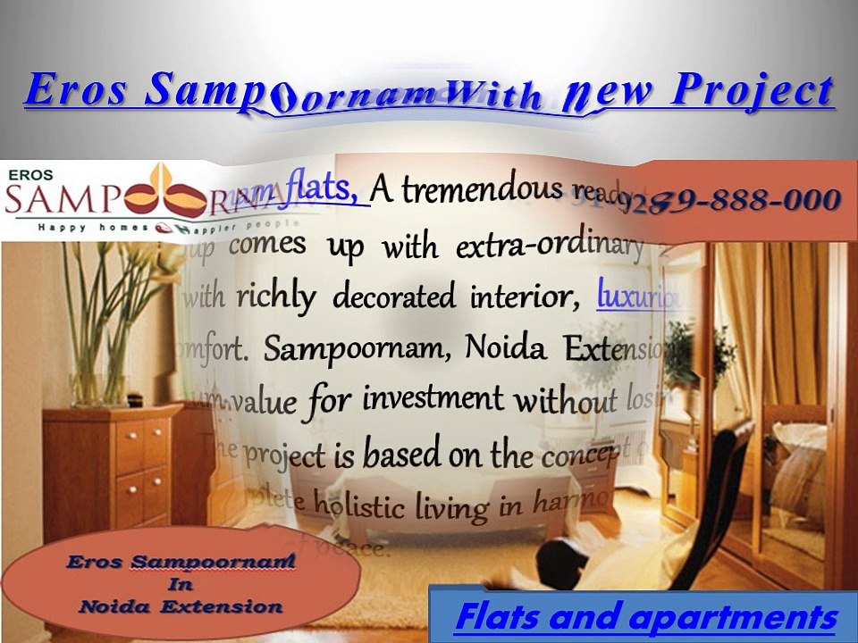 Eros sampoornam flats and apartments at noida with reasonable price