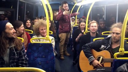 Chill for a minute - late night bus ride singalongs with Antarma