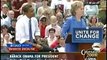 Barack Obama and Hillary Clinton in Unity, NH