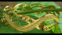 Fashion Jewelry Brass Bangles with dancing Diamond