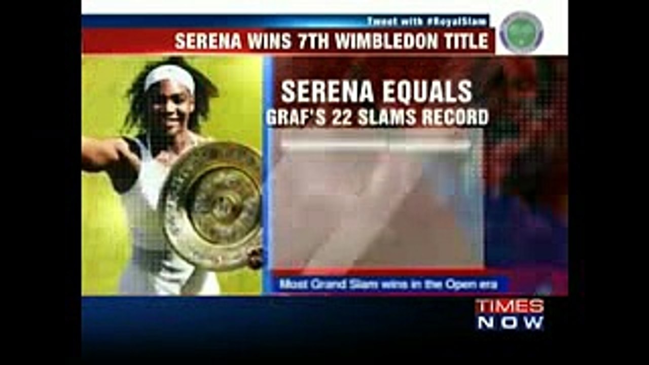 Wimbledon 2016 Final - Serena Williams Wins Seventh Wimbledon, Record-Equalling 22nd Major Title