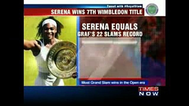 Wimbledon 2016 Final - Serena Williams Wins Seventh Wimbledon, Record-Equalling 22nd Major Title