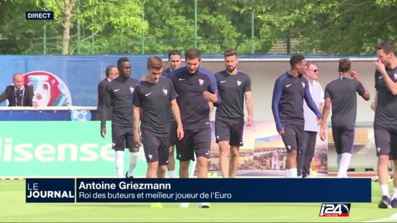 Antoine Griezmann: meilleur joueur de l'Euro
