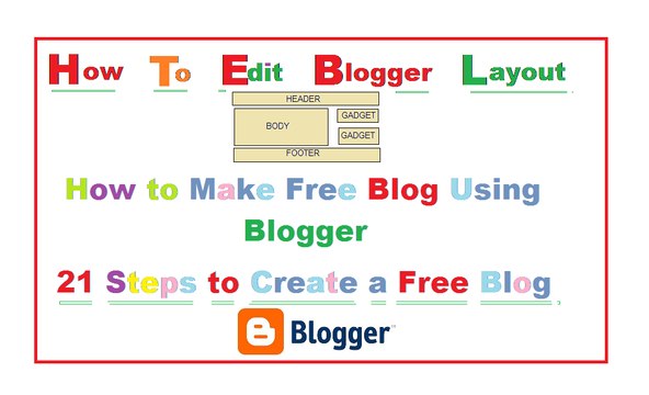 How To Change Blogger Layout - Hindi Urdu