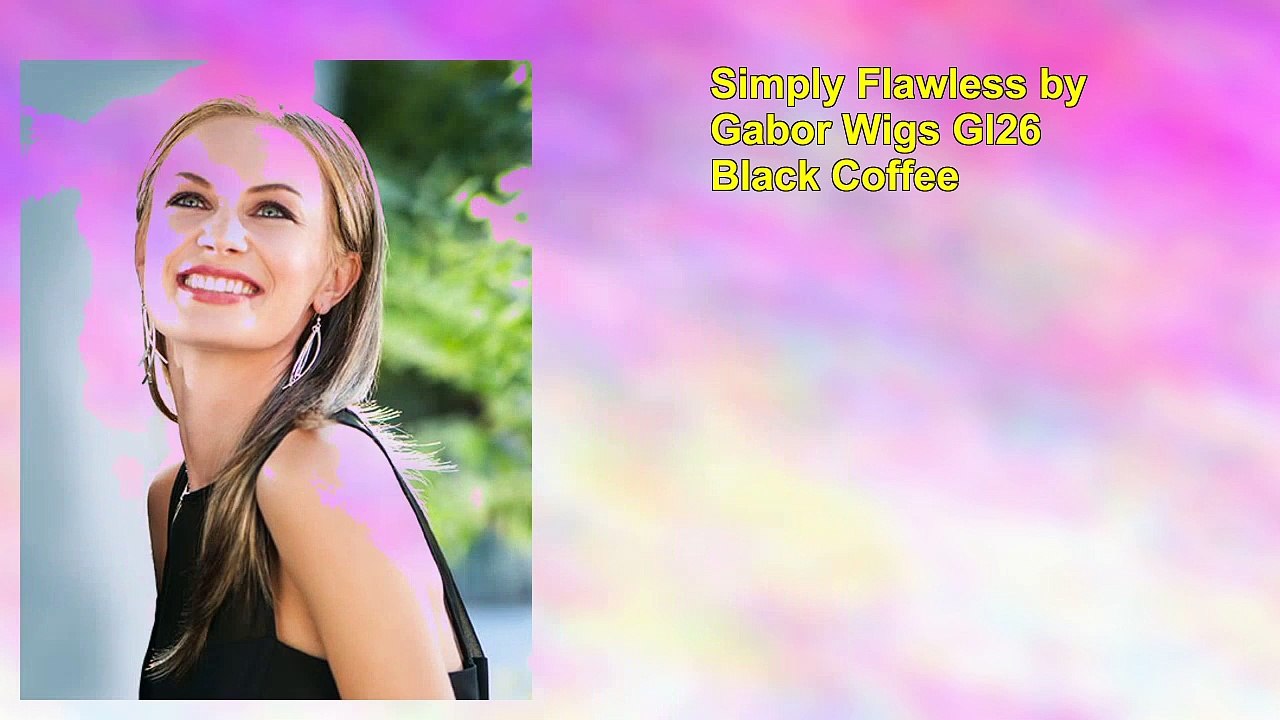 Simply Flawless by Gabor Wigs Gl26 Black Coffee
