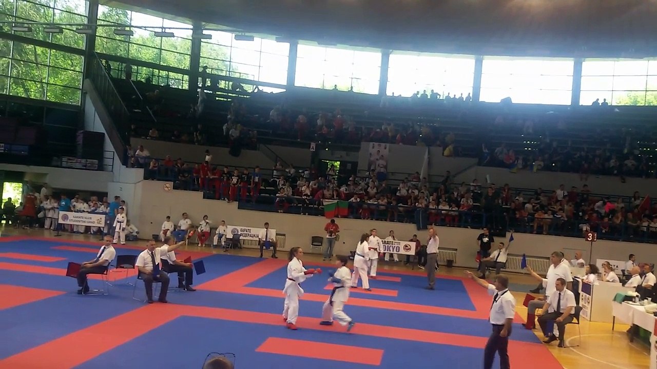 Edisa Kovač Balkan karate championship Belgrade,Serbia 2016. first match red belt