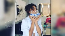 Jacqueline Fernandez Shows FUNNY Magic Trick With Bottles