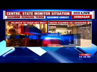 Kashmir unrest: Rajnath Singh to chair key meet