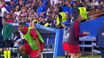 Euro 2016 - France vs Portugal. Caméra isolée sur Cristiano Ronaldo