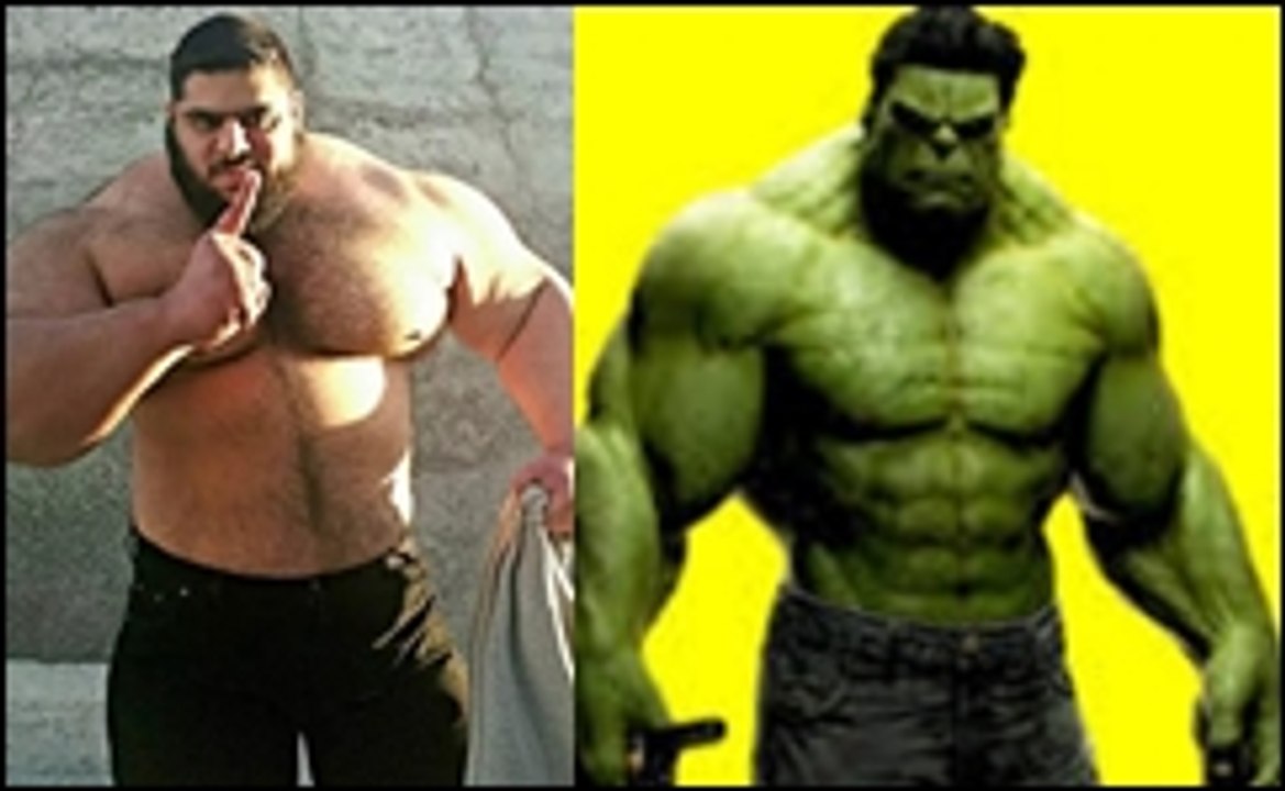 Real Hulk Sajad Gharibi Sportfaza ИРАНСКИЙ ХАЛК...