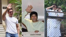 Salman Khan, Shahrukh Khan, Aamir Khan Greet Fans On Eid – FULL VIDEO