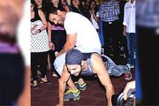 Varun & John go freaky with fitness during promotions