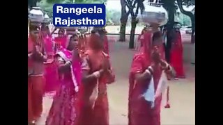 Amazing Dance by Desi Lady on rajasthani song |  Meena dance