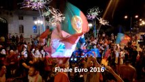 Annecy Finale Euro : les Portugais fêtent la victoire historique devant la mairie