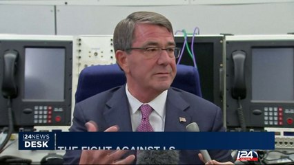US defense chief in Baghdad to help build base for push on Mosul