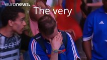Euro 2016: Après France-Portugal, un petit portugais console un supporteur français en larmes