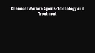 Download Chemical Warfare Agents: Toxicology and Treatment PDF Full Ebook