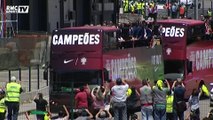 Les Portugais de retour au pays avec le trophée