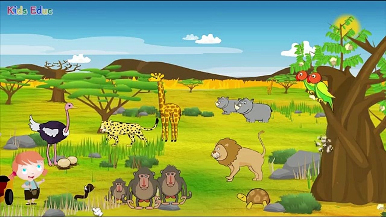 Learn About Wild Animals, Animal Sounds, Fun and Educational Videos for Kids