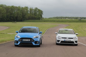 Comparatif Ford Focus RS vs Volkswagen Golf R