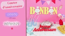 DIY - tuto bonbon anniversaire couleur pastel deco 100% gourmande