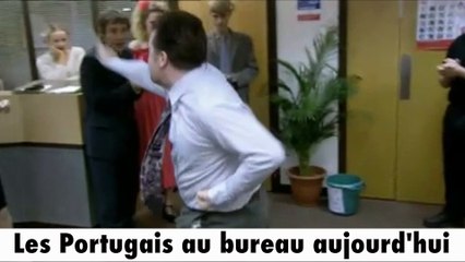 Les Portugais après la victoire de l'Euro