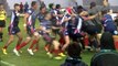 Bagarre lors d'un match de rugby militaire entre la Marine nationale et la Royal Navy