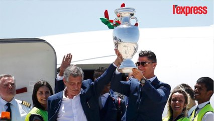 Retour triomphal au Portugal pour Ronaldo et les siens