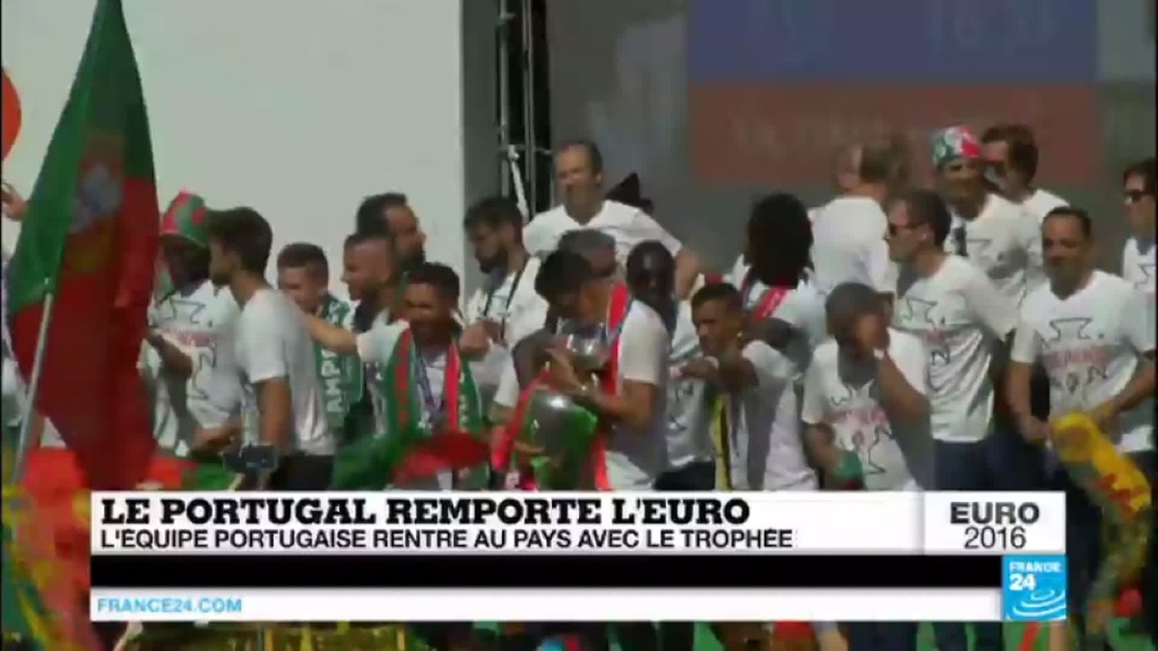 Le Portugal champion d'Europe - Grosse fête à Lisbonne pour les coéquipiers de Cristiano Ronaldo