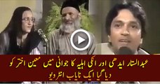 Abdul Sattar Edhi and Bilqees Edhi in Moin Akhtar Show
