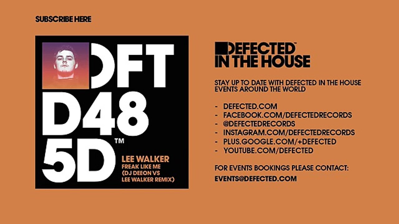 DJ Deeon – "Freak Like Me" (Lee Walker’s Garage Edit) 