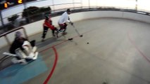 Roller hockey with gopro helmet cam 8/28/11