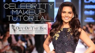 How To : Celebrity Makeup Tutorial |  Esha Gupta For Lakme Fashion Week 2015