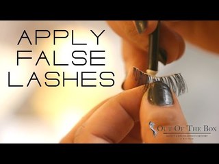 How To Apply False Eyelashes