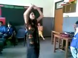 Lahore College girl Dancing in Class Room