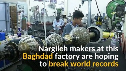 Can this giant hookah break world records