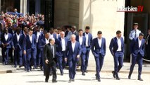 Euro 2016 : les Bleus reçus à l'Elysée