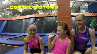 Skyzone Trampoline Park With The Cartel Sisters | Gymnastics With Bethany G