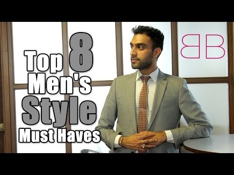 Men's Accessories ➠ Top 8 Men's Style Must Haves